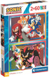 Puzzle Clementoni Super Kolor Sonic The Hedgehog 2 x 60 elementów 24821 (8005125248216) - obraz 1