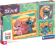Puzzle Clementoni Super Kolor Disney Stitch 3 x 48 elementów 25062 (8005125250622) - obraz 1