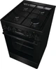 Плита Gorenje комбінована, 62л, 50x60см, дисплей, IconLed, емальовані, чорний - изображение 2