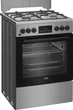 Плита Beko FBM62320SDS комбінована, 72л, 60x60см, дисплей, конвекція, сірий - зображення 3