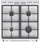 Плита Gorenje комбінована, 71л, 60x60см, чавун, білий (GK6A40WFFM) - изображение 9