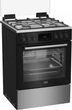 Плита Beko FBSM62530DXMS комби, 72л, 60x60см, дисплей, конвекция, чугун, черный - изображение 4
