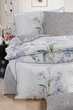 Постільна білизна євро розмір La Romano Premium Satin Tunar Grey - зображення 2