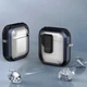 Футляр противоударный Locking Button для наушников Airpods 1/2 Blue - изображение 3