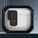 Футляр противоударный Locking Button для наушников Airpods 4 Black - изображение 2