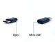 Перехідник USB Type C 3.1 M (тато) to Micro USB f (мама) - зображення 2