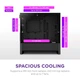 Корпус NZXT H3 Flow Tempered Glass без БП Black (CC-H31FB-01) - изображение 8