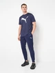 Спортивные штаны для футбола мужские Puma Teamrise Training 65739006 L Peacoat-White (4063697241930) - изображение 3