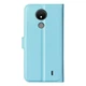 Классический чехол-книжка Deexe Book Type для Nokia C21 - Blue - изображение 6