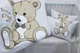 Комплект постельного белья в кроватку Tag Tekstil Teddy grey для новорожденных Мишка (серый) - изображение 2