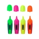 Набор маркеров Buromax highlighter pen, NEON, chisel tip, SET 4 colors (BM.8904-84) - изображение 1