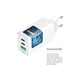 Зарядний пристрій ColorWay GaN Mini 65W PD Port PPS USB (USB-2C1A) cable Type-C&Lightning (CW-CHS058PDCL-WT) - зображення 8