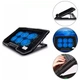 Подставка для ноутбука IceCoorel 10-17", 6*70mm 1800 RPM, 2*USB, + LCD, 365*297*30mm, Black (K8) - изображение 6
