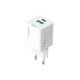Зарядное устройство ColorWay GaN Mini 30W PD Port PPS USB (Type-C PD + USB QC4.0) white (CW-CHS053PD-WT) - изображение 2