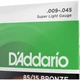 Струны для гитары D'Addario 85/15 Bronze Super Light (09-45) (EZ890) - изображение 4