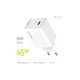 Зарядное устройство ColorWay GaN Mini 45W PD Port PPS USB-C white (CW-CHS057PD-WT) - изображение 7