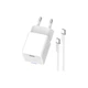 Зарядний пристрій ColorWay GaN Mini 30W PD Port PPS USB-C white + cable Type-C (CW-CHS054PDC-WT) - зображення 3