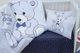 Комлпект постільної білизни у ліжечко Tag Tekstil Teddy blue для немовлят Ведмедик (блакитний) - зображення 2