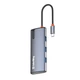 Порт-реплікатор ColorWay Docking Station USB-C 5-в-1 Type C PD 100W/USB3.0х3/HDMI 4К (CW-HUB01) - зображення 6