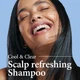 Безсульфатный шампунь KUNDAL Cool & Clear Scalp Refreshing Shampoo Aqua Mint с ментолом и экстрактом мяты 500 мл - изображение 3