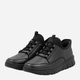 Sneakersy damskie skórzane Rieker N1357-00 39 (6UK) Czarne (4061811478941) - obraz 4