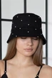 Панама со стразами летняя D.Hats черная - изображение 4