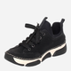 Sneakersy damskie Rieker 45973-00 40 (6.5UK) Czarne (4061811340828) - obraz 5