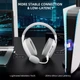 Беспроводные игровые наушники Attack Shark L80 Pro White, ультралёгкие, трёхрежимные (Bluetooth 5.3 / 2.4 ГГц / USB), 40 мм динамики, до 50 часов автономной работы - изображение 2