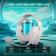 Беспроводные игровые наушники Attack Shark L80 Pro White, ультралёгкие, трёхрежимные (Bluetooth 5.3 / 2.4 ГГц / USB), 40 мм динамики, до 50 часов автономной работы - изображение 4