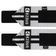 Бинти кистьові для жиму (2шт) STRENGTH WRIST WEIGHTLIFTING WRAPS EZOUS C-03 (PL, бавовна, латекс, р-р 72х8см, вага упаковки 170гр, чорний-сірий) - зображення 7