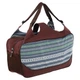 Сумка для йоги Yoga bag KINDFOLK (розмір 19х50х33см, поліестер, бавовна, сірий-синій) (FI-8366-3) - зображення 4