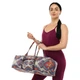 Сумка для йоги Yoga bag FODOKO (розмір 20х19х64см, поліестер, бавовна, сірий-помаранчевий) (FI-6970-1) - изображение 1