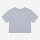 Подростковая укороченная футболка для девочки Levi`s 582008685 140 см Серая (1159838178) - изображение 4