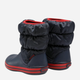 Śniegowce chłopięce ocieplane Crocs Winter Puff Boot 14613-485 33-34 Ciemnogranatowe (883503940987) - obraz 3