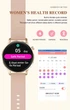 Смарт часы женские Lemfo Watch 3 Pro Gold (звонки, тонометр, пульсоксиметр) - изображение 8