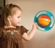 Детская тарелка непроливайка Universal Gyro Bowl для кормления с вращением 360 градусов для обучения самостоятельному питанию малышей для дома и путешествий с антискользящим дном и эргономичными ручками устойчивая конструкция для каш и фруктов - изображение 2