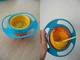 Детская тарелка непроливайка Universal Gyro Bowl для кормления с вращением 360 градусов для обучения самостоятельному питанию малышей для дома и путешествий с антискользящим дном и эргономичными ручками устойчивая конструкция для каш и фруктов - изображение 3