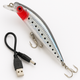 Електронний воблер Twitching Lure для риболовлі 15 см зі світловою індикацією та USB зарядкою Сріблястий - зображення 6