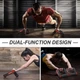 Роллеры для фитнеса и спорта Lutino Wheel rollers push up Bars Workout ∙ Упоры – ролики для отжиманий, укрепление пресса и всего тела 51670/51 - изображение 2