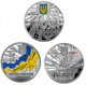 Набор трех монет Украины в сувенирной упаковке «Государственные символы Украины» - изображение 7