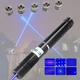 Лазерна указка (лазерний вказівник) 10000МВт синя з насадками Laser Blue YXB 008 - зображення 5