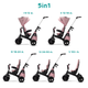 Велосипед триколісний Kinderkraft Easytwist Mauvelous Pink (KKRETWIPNK0000) - зображення 11