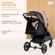 Wózek spacerowy Kinderkraft Mitzy Linen Beige (KSMITZ00BEG0000) - obraz 8