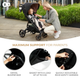 Wózek spacerowy Kinderkraft Mitzy Linen Beige (KSMITZ00BEG0000) - obraz 11