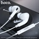 Наушники HOCO M101 Pro Crystal sound wire-controlled earphones с микрофоном 3.5мм белые - изображение 3