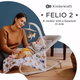 Шезлонг-гойдалка Kinderkraft Felio 2 Forest Yellow (KBFELI20YEL0000) (5902533921102) - зображення 10