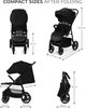 Wózek spacerowy Kinderkraft Trig 3 Onyx Black (KSTRIG03BLK0000) (5902533924868) - obraz 2