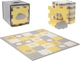 Килимок-пазл Kinderkraft Luno Shapes Yellow 30 елементів (KPLUSH00YEL0000) - зображення 1