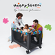 Łóżeczko turystyczne Kinderkraft Joy 2 Happy Shapes (KLJOY02HAP00000) - obraz 9