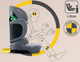 Fotelik samochodowy Kinderkraft Xpand 2 i-Size Rocket Grey (KCXPAN02GRY0000) - obraz 12